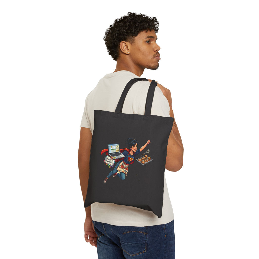 Stylish and Fun Cotton Canvas Tote Bag