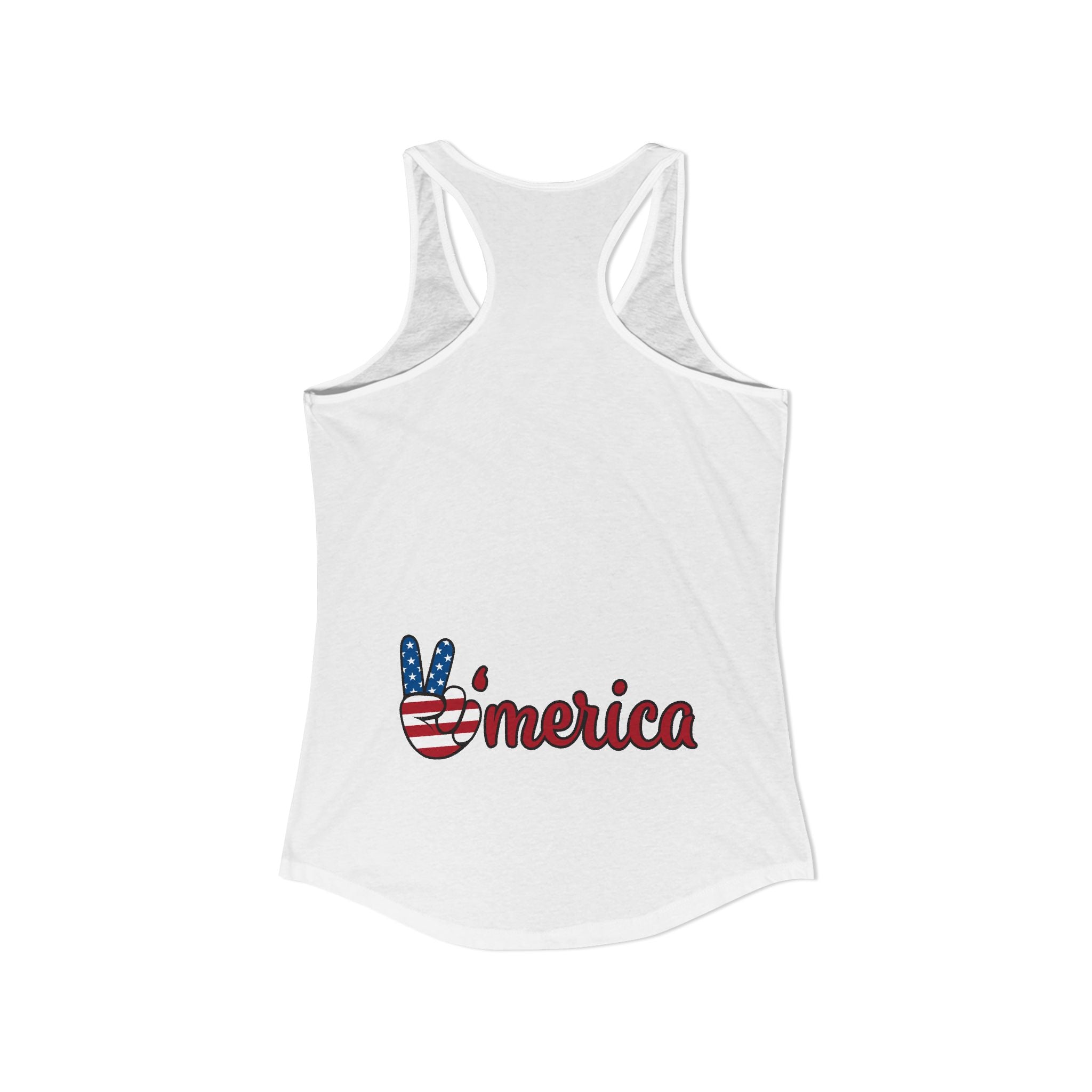 4th of July Women's Racerback Tank — Patriotic Independence Day Tank Top