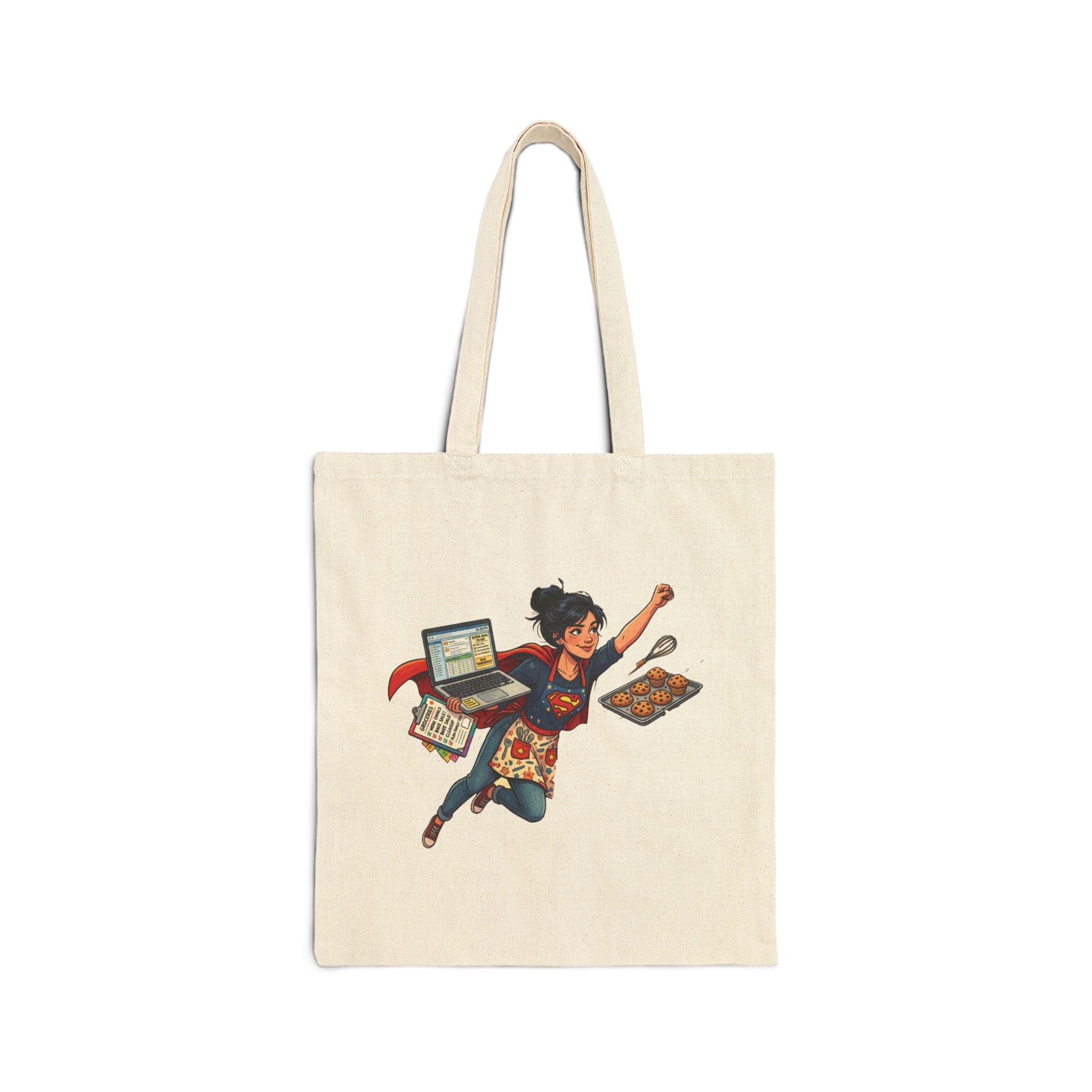 Stylish and Fun Cotton Canvas Tote Bag