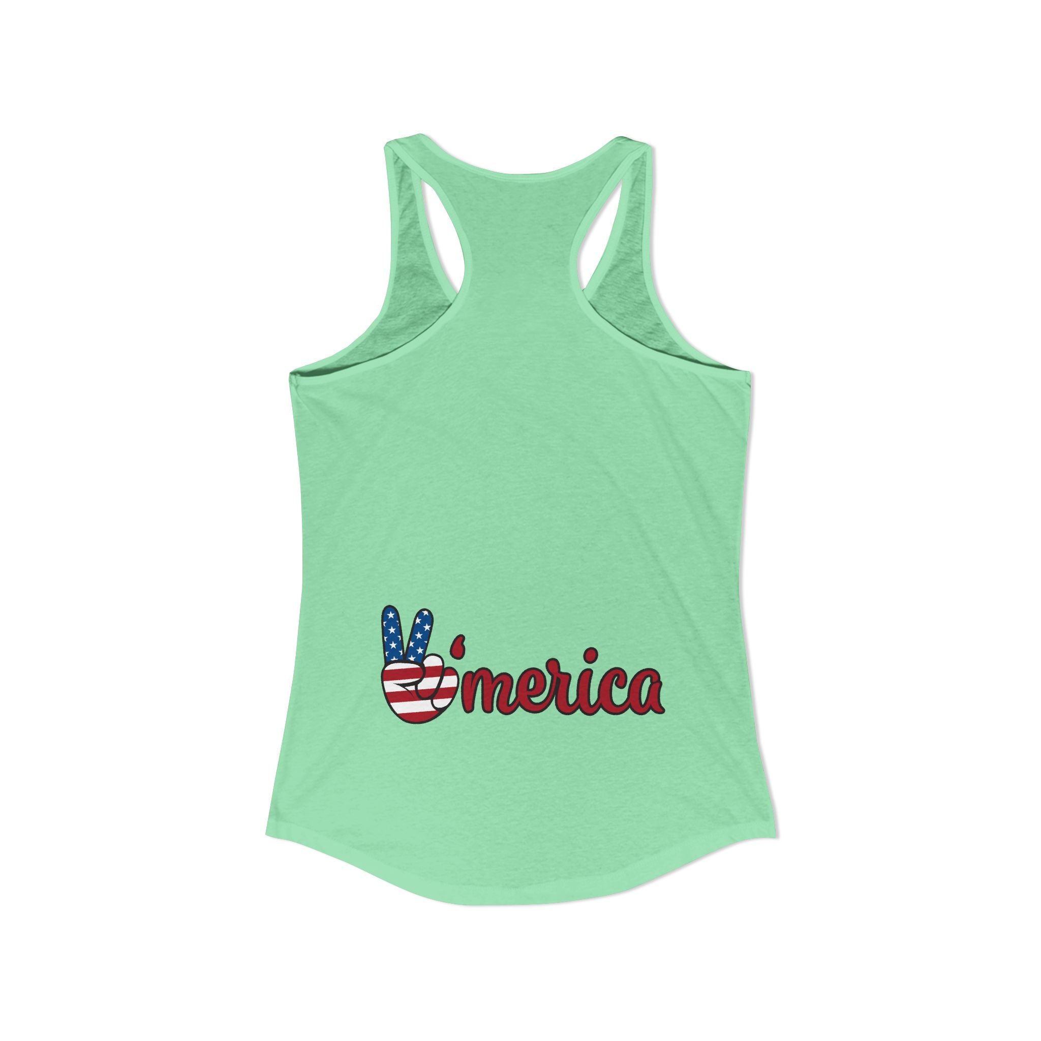 4th of July Women's Racerback Tank — Patriotic Independence Day Tank Top