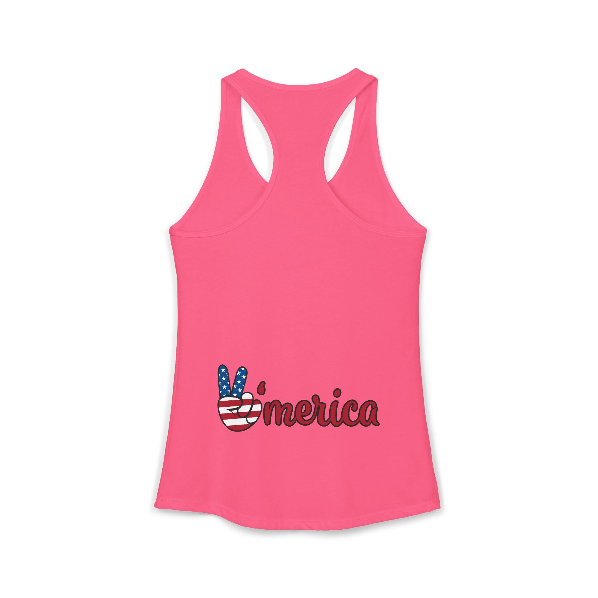 4th of July Women's Racerback Tank — Patriotic Independence Day Tank Top