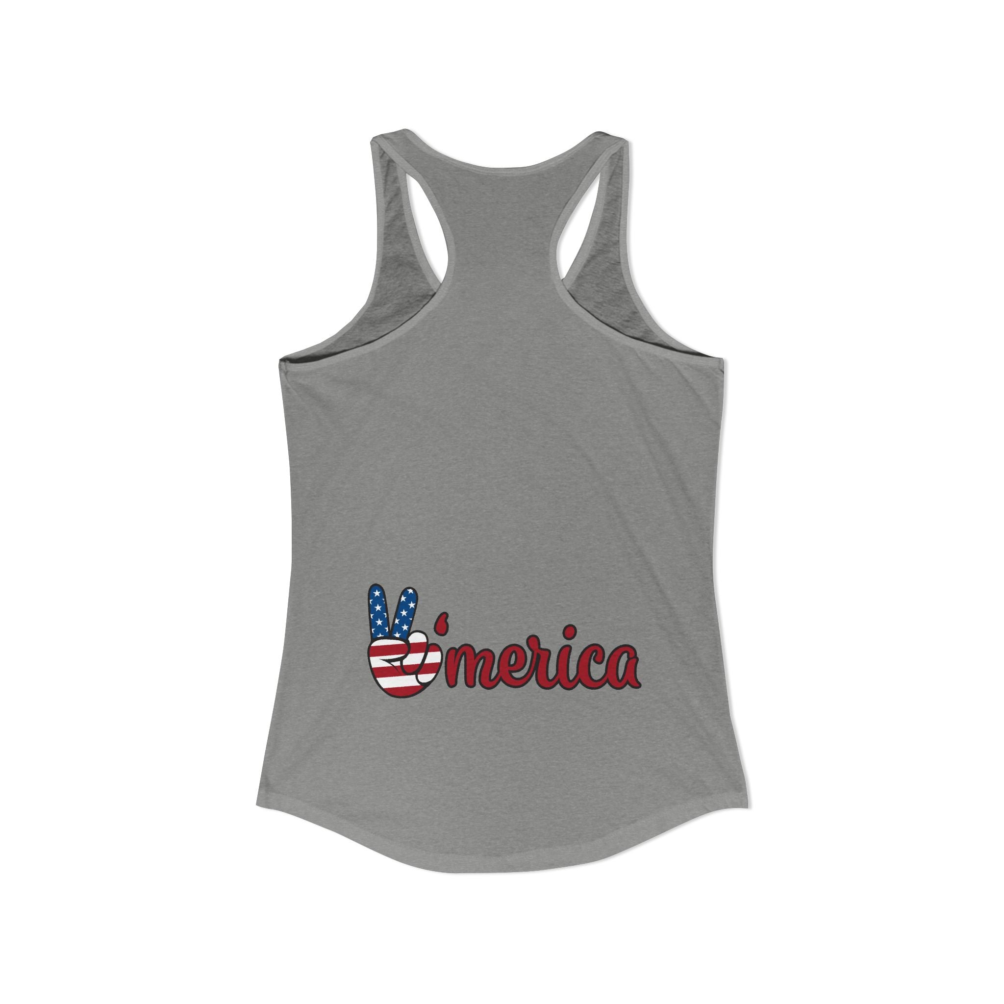 4th of July Women's Racerback Tank — Patriotic Independence Day Tank Top