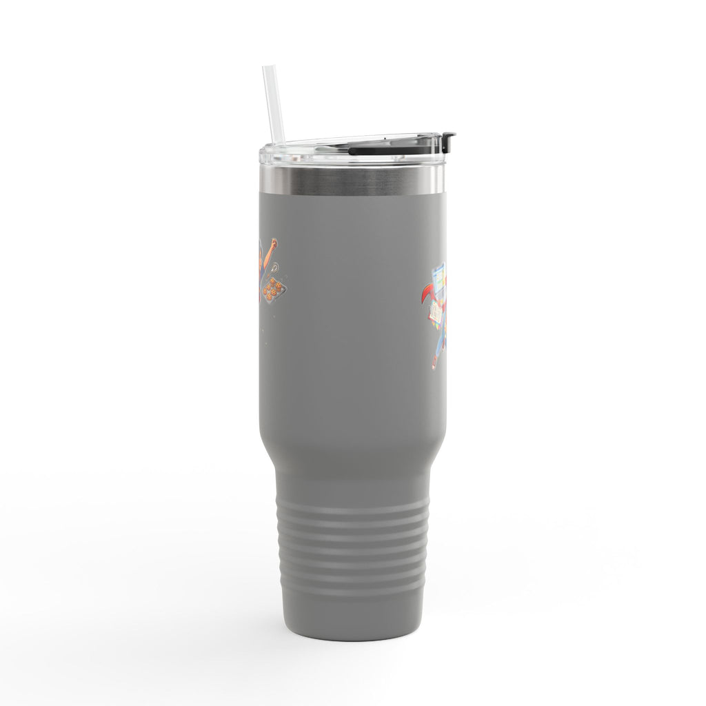 40oz Insulated Travel Mug — Supermom Work-from-Home Stainless Tumbler
