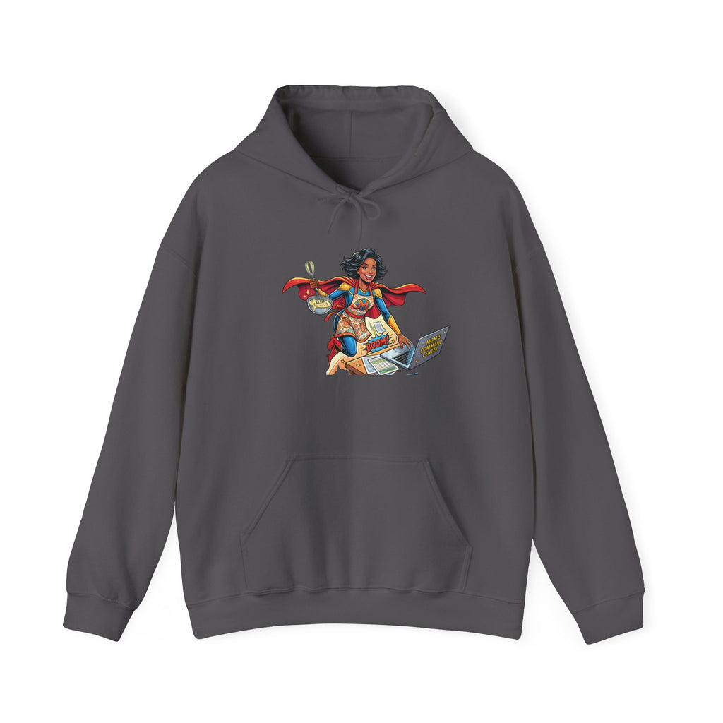 Mom Superhero Unisex Heavy Blend Hoodie – Multitasking Graphic Sweatshirt