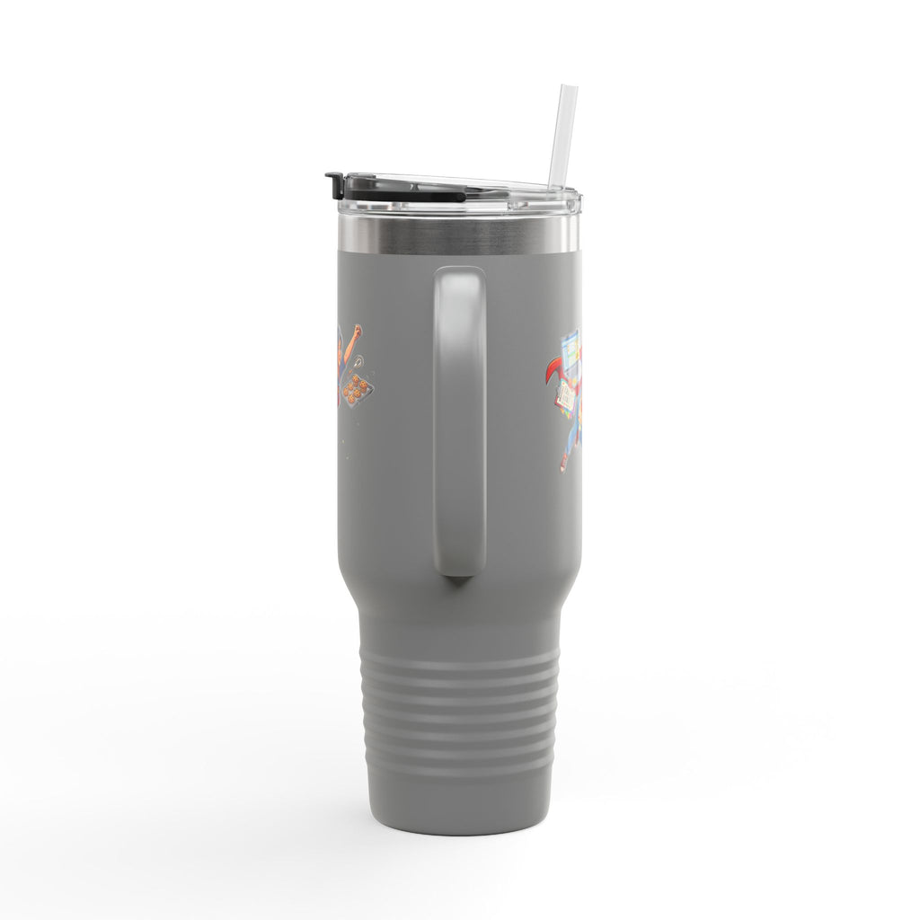 40oz Insulated Travel Mug — Supermom Work-from-Home Stainless Tumbler