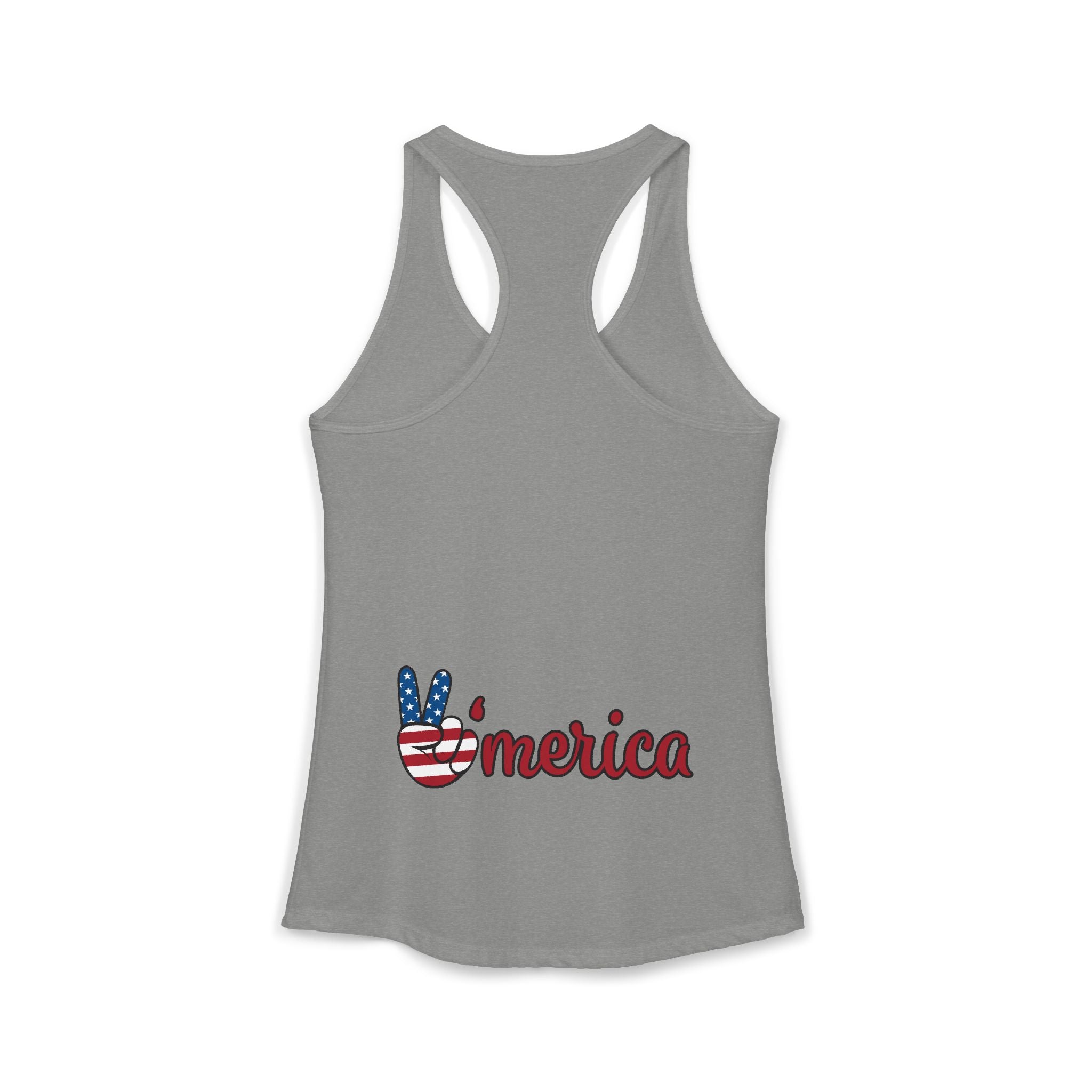 4th of July Women's Racerback Tank — Patriotic Independence Day Tank Top