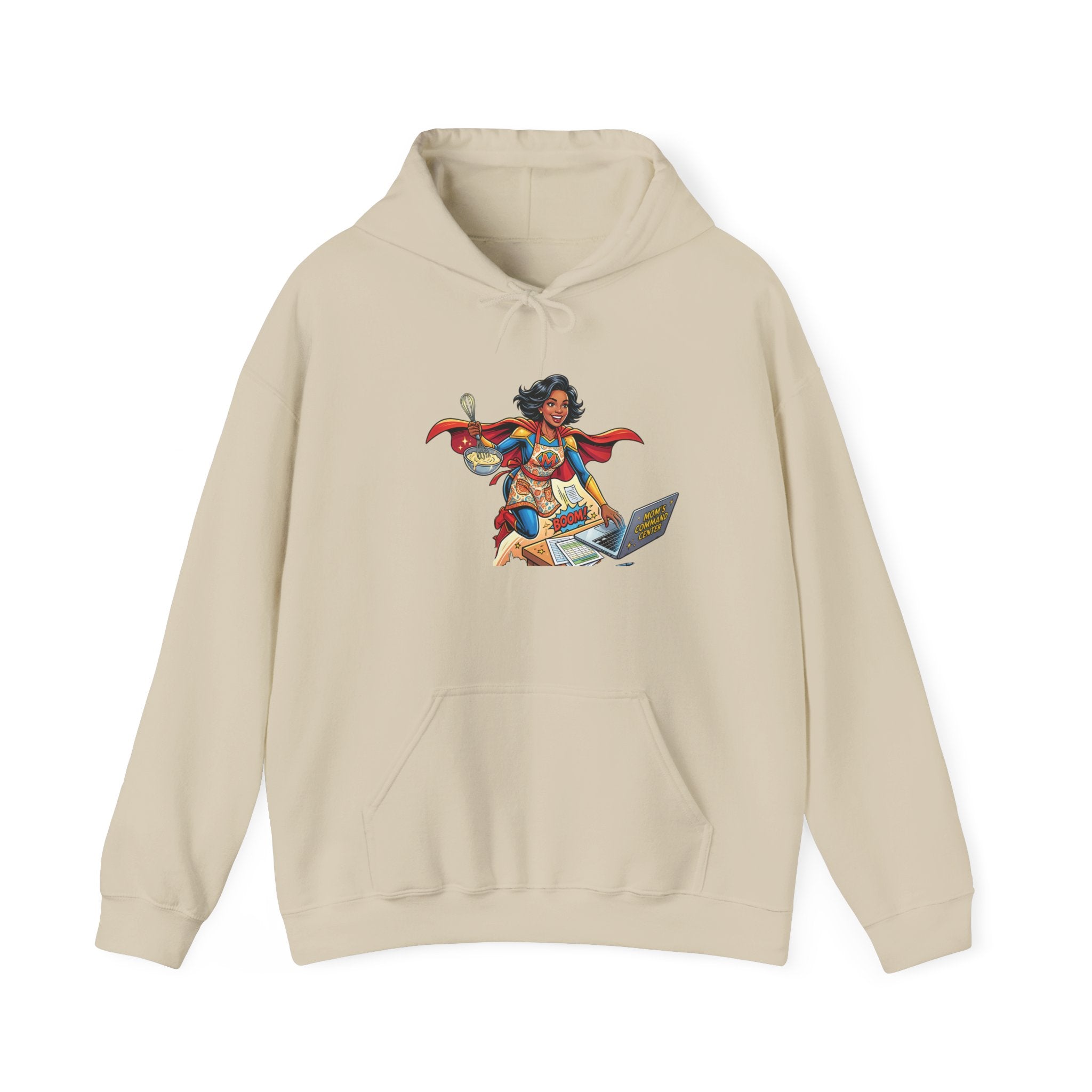 Mom Superhero Unisex Heavy Blend Hoodie – Multitasking Graphic Sweatshirt