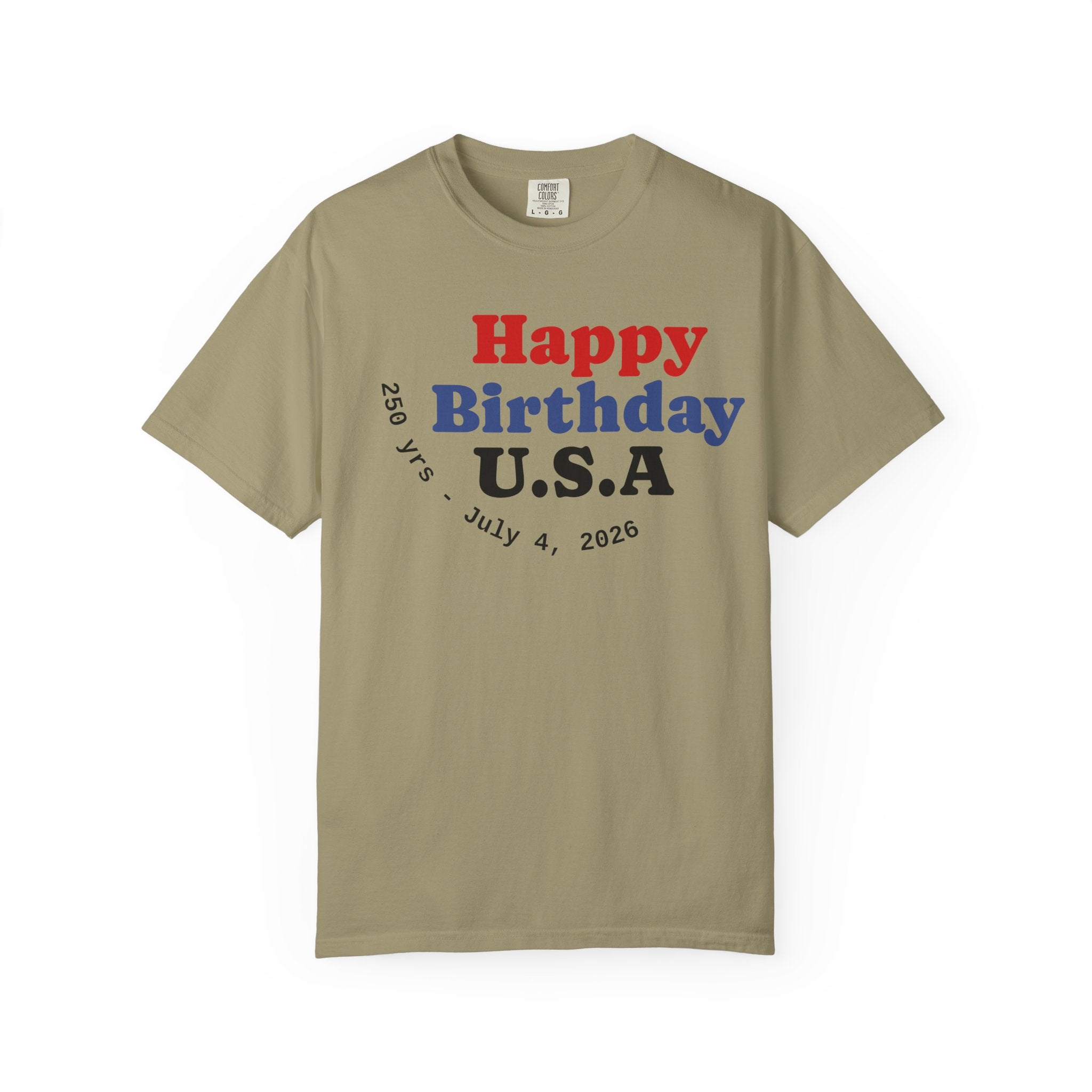 Unisex Happy Birthday USA T-Shirt — Patriotic 4th of July Tee