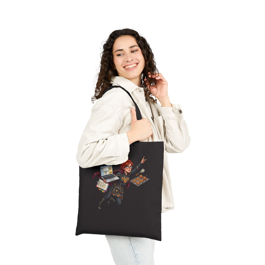 Super Mom - Stylish and Fun Cotton Canvas Tote Bag