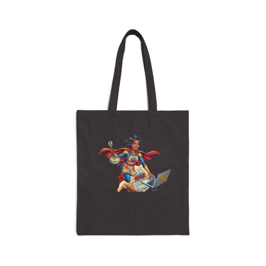 Mom Superhero Tote Bag — Cute Cotton Canvas Tote