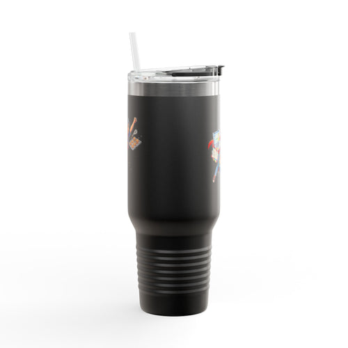40oz Insulated Travel Mug — Supermom Work-from-Home Stainless Tumbler