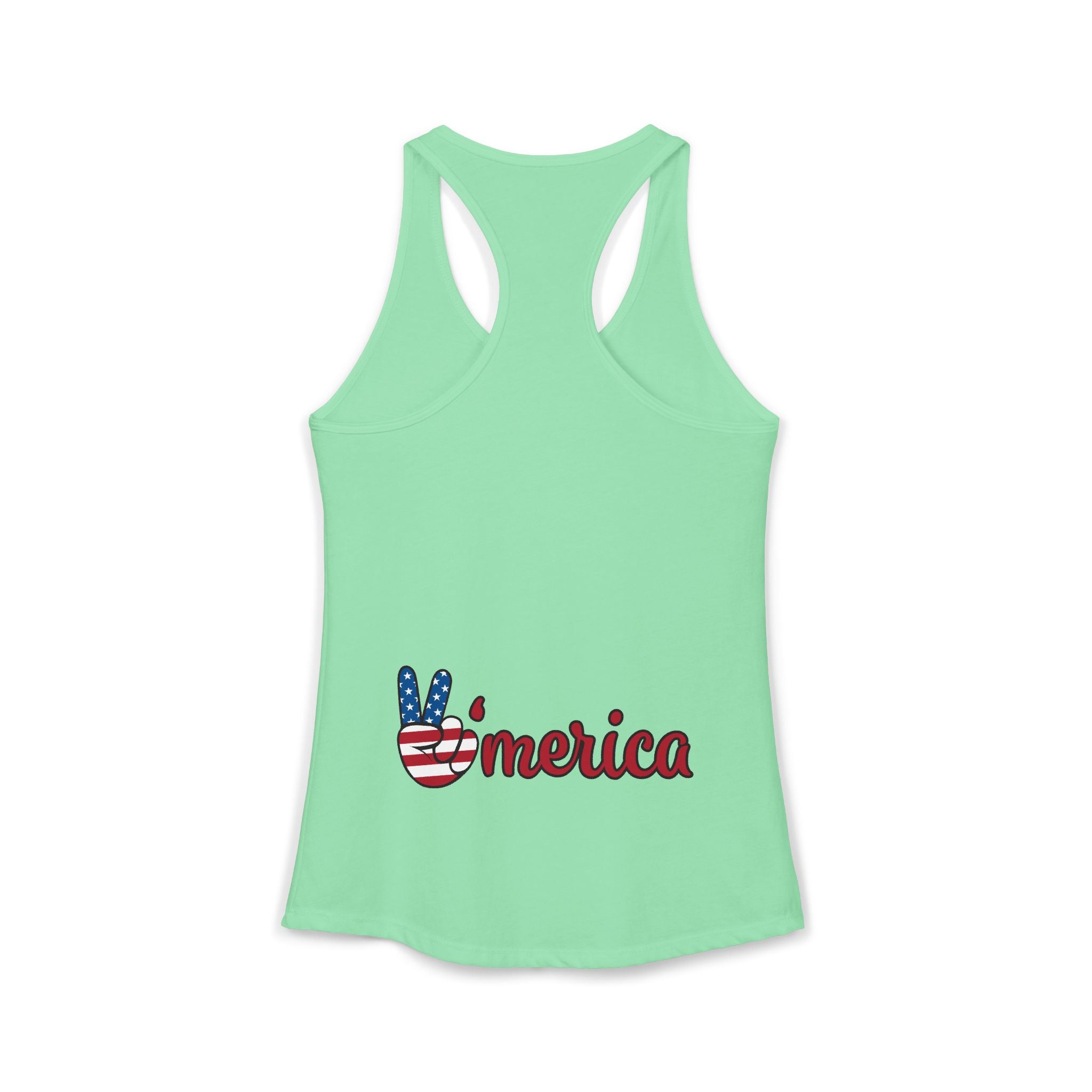 4th of July Women's Racerback Tank — Patriotic Independence Day Tank Top