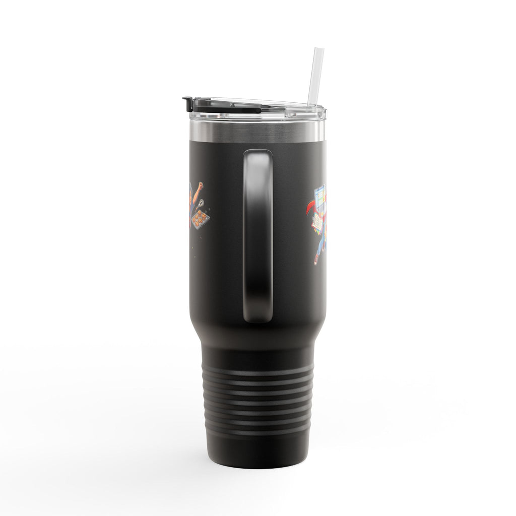 40oz Insulated Travel Mug — Supermom Work-from-Home Stainless Tumbler