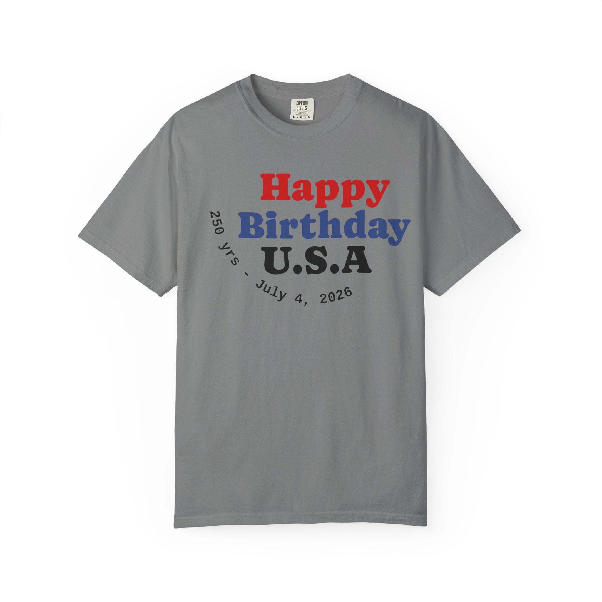 Unisex Happy Birthday USA T-Shirt — Patriotic 4th of July Tee