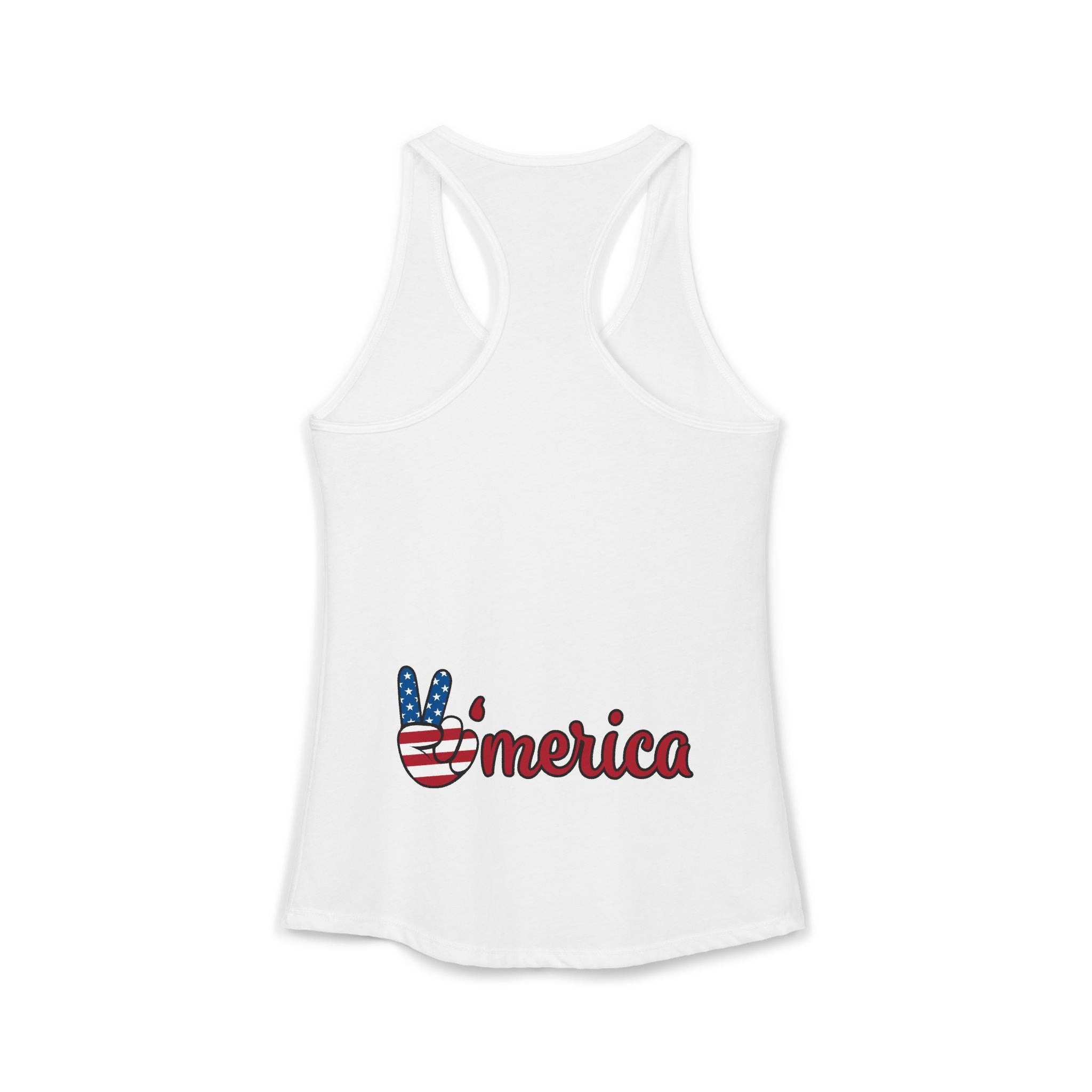 4th of July Women's Racerback Tank — Patriotic Independence Day Tank Top